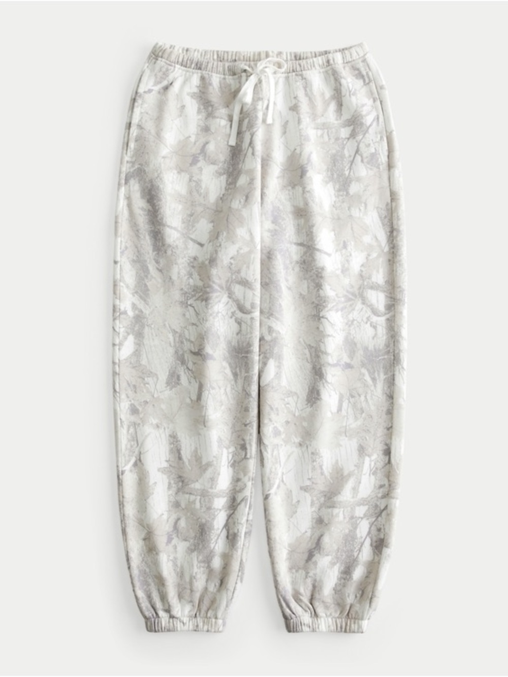 Holster Feel Good White Camo Fleece Joggers Size Small